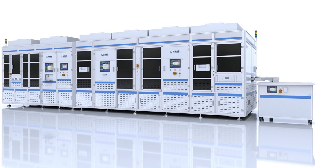 全自動中尺寸網版無痕貼膜設備