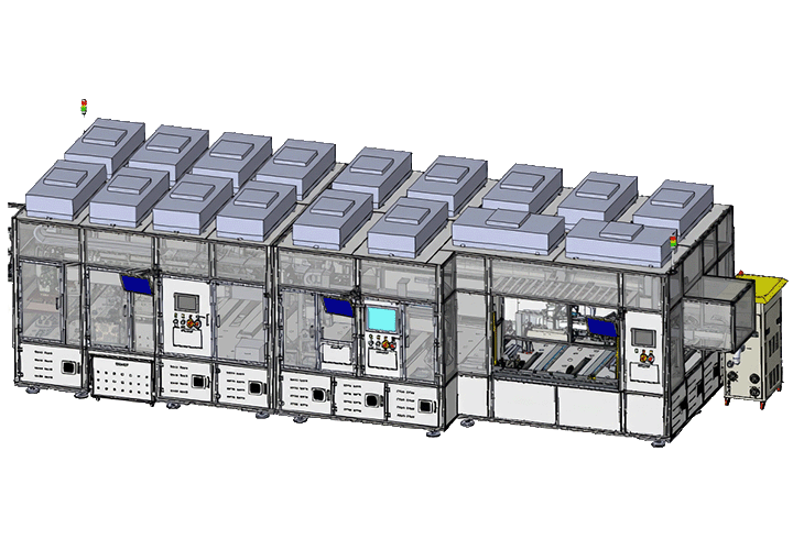 7-18吋全自動背光組裝機（車載單屏-點膠）